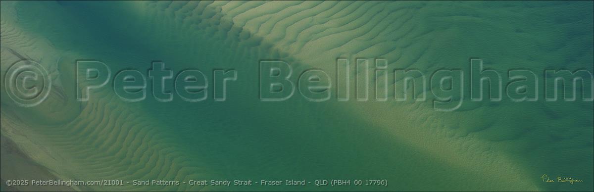 Peter Bellingham Photography Sand Patterns - Great Sandy Strait - Fraser Island - QLD (PBH4 00 17796)